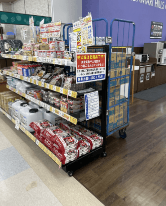 店内イートインスペース前 販促プロモーションに最適なスーパー店内催事イベントスペース