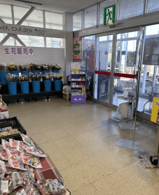 店内入口付近(入口正面スペース) 販促プロモーションに最適なスーパー店内催事イベントスペース